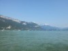 Test de bateaux radiocommandés au lac d'Annecy