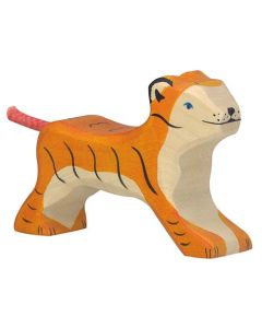 Figurine Holztiger Tigre petit marchant