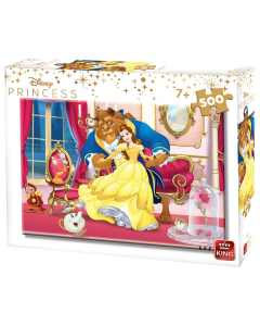 Puzzle 500 pièces la belle et la bete king 55827