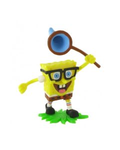 Figurine Bob l'éponge avec une épuisette