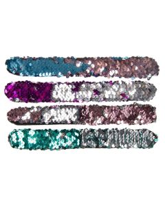 Folding bracelet with sequins 0424