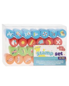 Lot de 26 tampons encreur Geoffroy