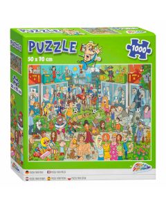 Grafix - Puzzle Comic La cour 1000 pièces 400056