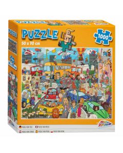 Grafix - Puzzle Comic Le carrefour 1000 pièces 400057