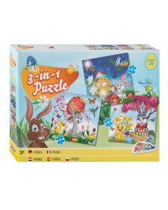 Grafix - Jigsaw puzzle Easter 3in1 810020