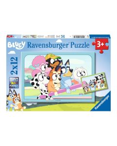 Ravensburger - Bluey Jigsaw Puzzle, 2x12pcs. 56934
