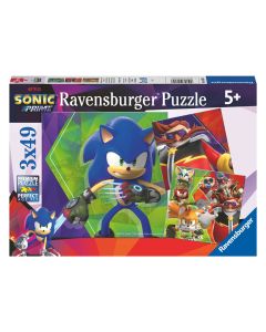 Ravensburger - Sonic Prime Jigsaw Puzzle, 3x49pcs. 56958