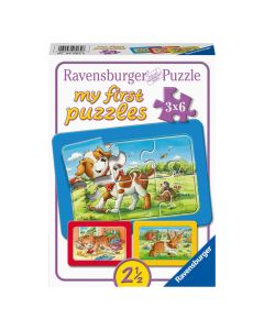 Ravensburger - Jigsaw puzzle My Animal Friends, 3x6 pcs. 070626