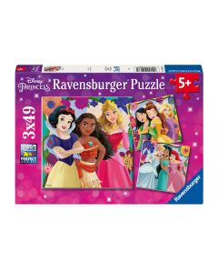 Ravensburger - Jigsaw puzzle Disney Princess, 3x49pcs. 120010685