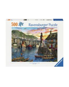 Ravensburger - Jigsaw puzzle Morning at the Harbour, 500 pcs. 120002123