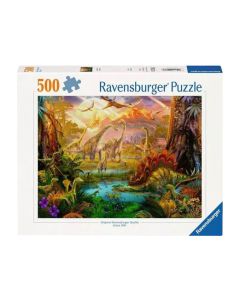 Ravensburger - Jigsaw puzzle Land of the Dinosaurs, 500 pcs. 120002383