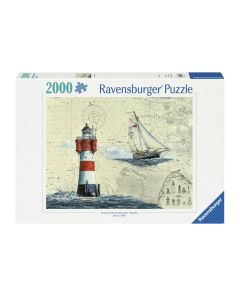 Ravensburger - Jigsaw puzzle Romanticer Leuchtturm, 2000 pcs. 12000804 0