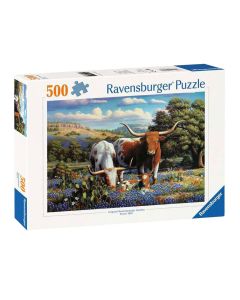 Ravensburger - Jigsaw puzzle Loving Longhorns, 500 pcs. 120008262