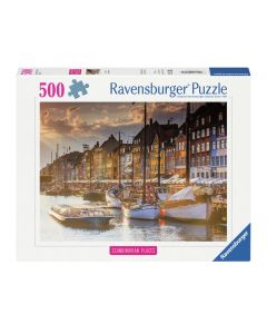 Ravensburger - Jigsaw puzzle Sonnenunt.in Copenhagen, 500pcs. 12000846 0
