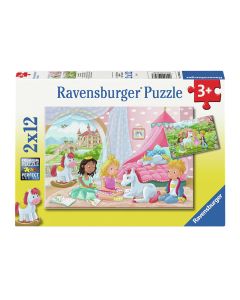 Ravensburger - Jigsaw puzzle Prince & Princess, 2x12 pcs. 120008583
