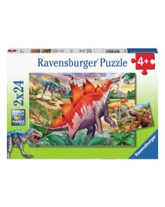 Ravensburger - Jigsaw puzzle Wild Prehistoric Times, 2x24 pcs. 51793