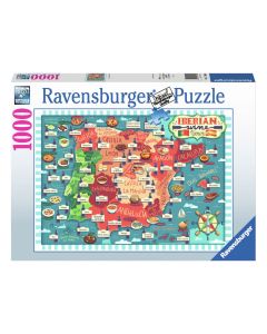 Ravensburger - Jigsaw Puzzle Map Of Iberia - Wines, 1000pcs. 176083