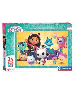 Clementoni Puzzle Super Color Maxi Gabby's Dollhouse, 24pcs. 28521