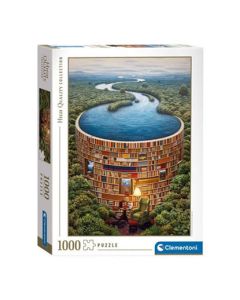 Clementoni Jigsaw Puzzle Biblio Lady, 1000 pcs. 39603