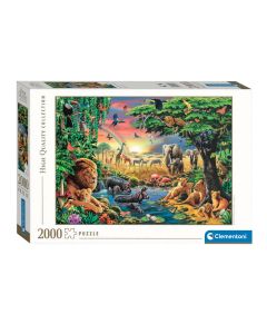 Clementoni Jigsaw Puzzle The African Gathering, 2000pcs. 32081