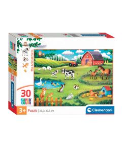 Clementoni Jigsaw Puzzle Super Color The Animal Farm, 30 pcs. 20286