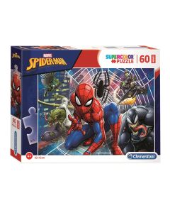 Clementoni Jigsaw Puzzle Super Color Maxi Spiderman, 60 pcs. 26444