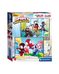 Clementoni Jigsaw Puzzle Super Color Spidey and His Amazing Frie 24794