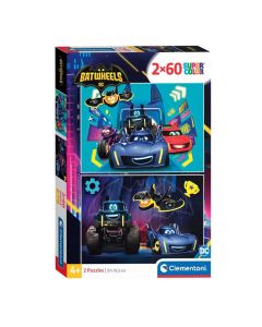 Clementoni Jigsaw Puzzle Super Color Batwheels, 2x60pcs. 24812