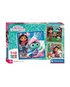 Clementoni Jigsaw Puzzle Super Color Square Gabby's Dollhouse 25300