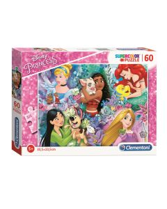 Clementoni Jigsaw Puzzle Super Color Disney Princess II, 60 pcs. 26995