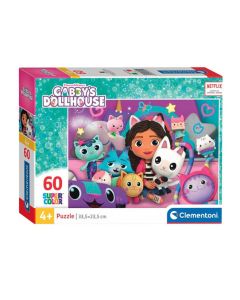 Clementoni Jigsaw Puzzle Super Color Gabby's Dollhouse, 60 pcs. 26202
