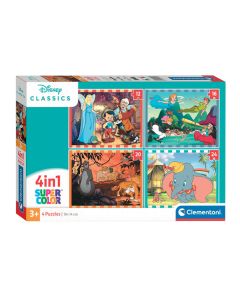 Clementoni Jigsaw Puzzle 4in1 Disney Animals 21523