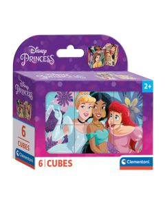 Clementoni Block Puzzle Disney Princess, 6 pcs. 40660