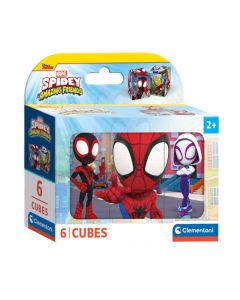 Clementoni Block Puzzle Spidey and His Amazing Friends, 6pcs. 40661