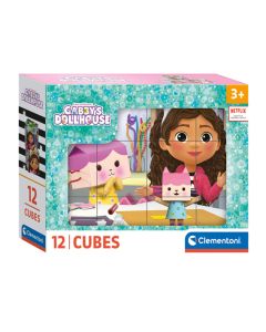 Clementoni Block Puzzle Gabby's Dollhouse, 12 pcs. 41193