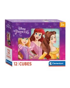 Clementoni Block Puzzle Disney Princess, 12pcs. 41197