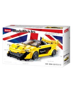 Sluban English Supercar Yellow M38-B0956