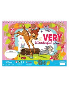 Livre de coloriage avec stickers Disney - Bambi 000563019