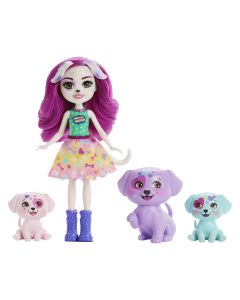 Mattel - Enchantimals City Tails Doll with Animal Friends HKN14