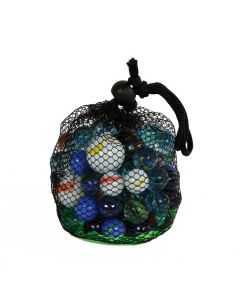Marbles in mesh bag, 500gr.