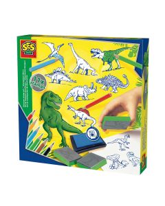 SES Kit de tampons dinosaures