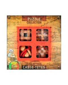 Wooden Brain Puzzles Extreme, 4pcs.