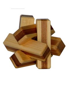 3D Bamboo Brain puzzle Firewood **