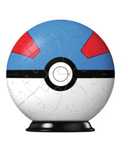 Ravensburger - Puzzle 3D Pokémon Great Ball 55 pièces