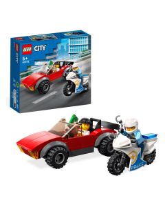 Lego - LEGO City 60392 Pursuit Car on Police Motorcycle 60392