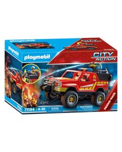 Playmobil City Action 71194 Pick-up et pompier