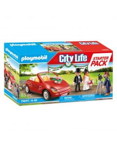 Playmobil City Life 71077 Couple de mariés avec photographe et voiture