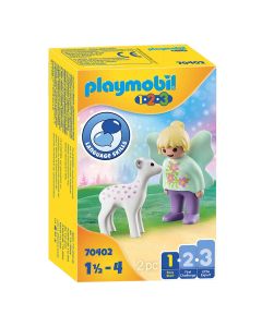 Playmobil 1.2.3 70402 Fée avec faon