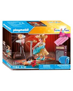 Playmobil Family Fun 71184 Set cadeau Chanteuse de country