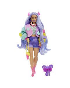 Mattel - Barbie Extra Doll - Purple hair HKP95